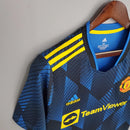Camisa Manchester United III 21/22 - Adidas - Masculino Torcedor - azul