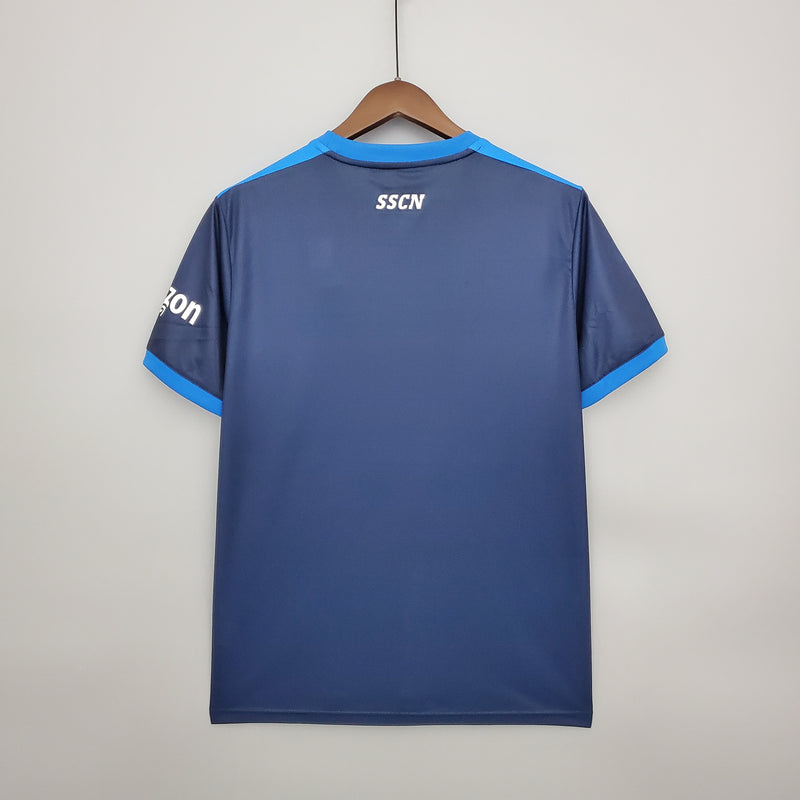 Camisa Napoli 2021/22 EA7 Edição Especial "Homenagem Ao Maradona" Torcedor Masculina