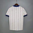 Camisa Rangers FC Away II 1983/84 Umbro Retrô Masculina Branca, uniforme retrô clássico do Rangers, design vintage e histórico para colecionadores e torcedores.”