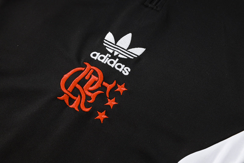 Conjunto agasalho Flamengo 2025/26 Adidas originals masculino - Preto
