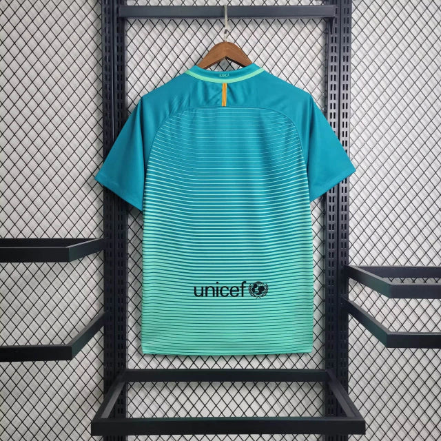 Camisa Barcelona Third (3) 2016/17 Nike Retrô Masculina - azul