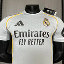 Camisa Real Madrid Home I 2025/26 Adidas Jogador Masculina - Branca