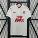 Camisa Sevilla Home I 1991/92 Retrô Masculina - Branca