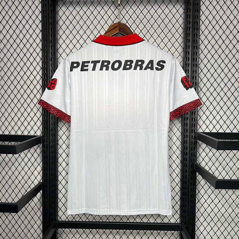 Camisa Flamengo Retro II 1995/96  - Branca Vermelha e Preta