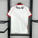 Camisa River Plate Home I 1986/87 Adidas Retrô Masculina Branca com faixa diagonal vermelha, modelo histórico de 86/87 disponível na Waze Mix