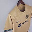 Camisa Barcelona Away II 2022/23 Nike Torcedor Masculina - Dourada
