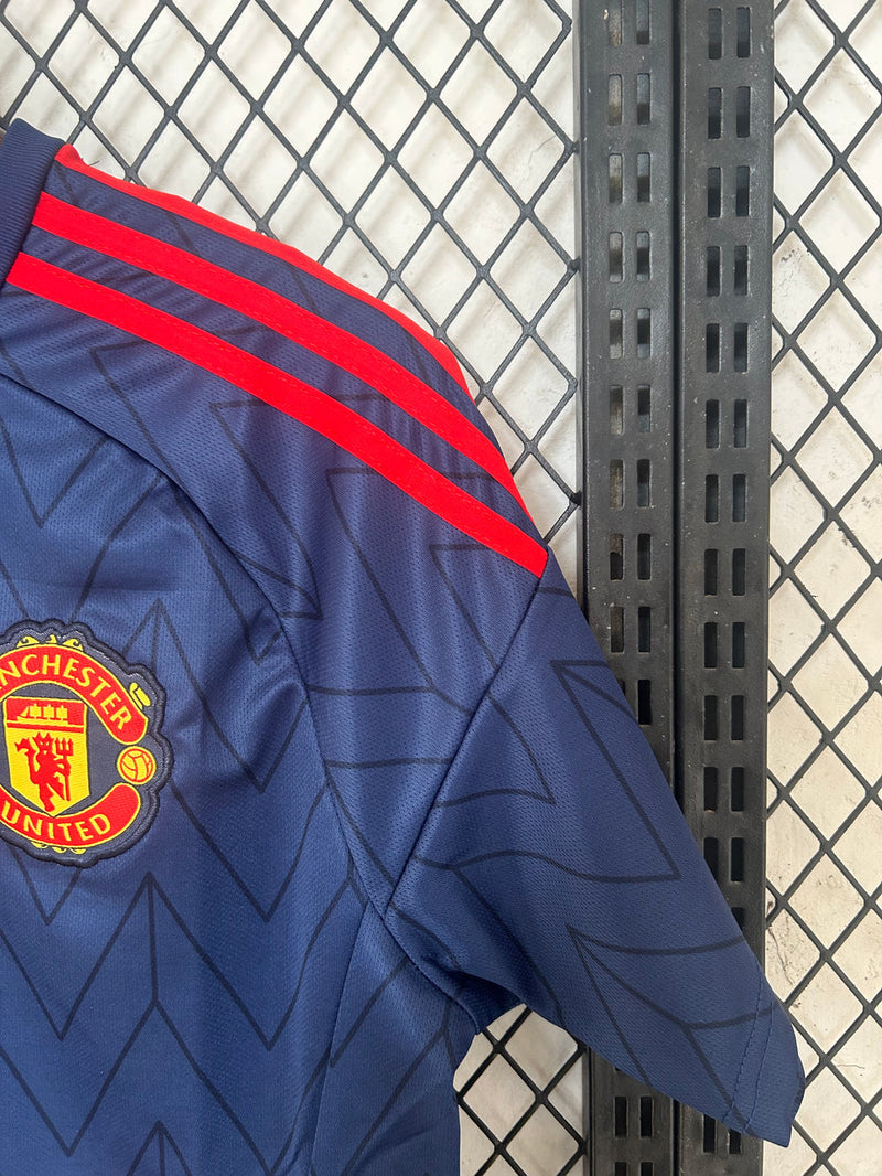 Camisa Manchester United II 2024/25 Adidas Torcedor Masculina - Roxo