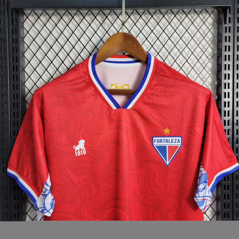 Camisa fortaleza 2023/24  copa do nordeste - torcedor masculina - vermelha