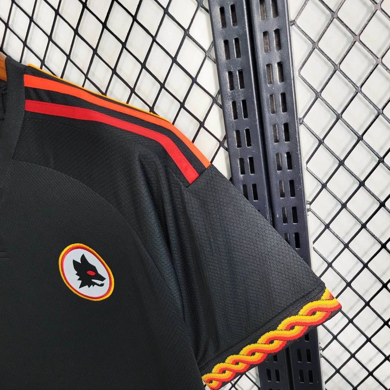 Camisa Roma Third (3) 2023/24 Adidas Torcedor Masculina