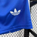 Kit Infantil Real Madrid Third III 2025/26 Adidas, uniforme oficial com camisa e shorts, design moderno da terceira camisa, disponível para crianças de 3-4 a 12-13 ano