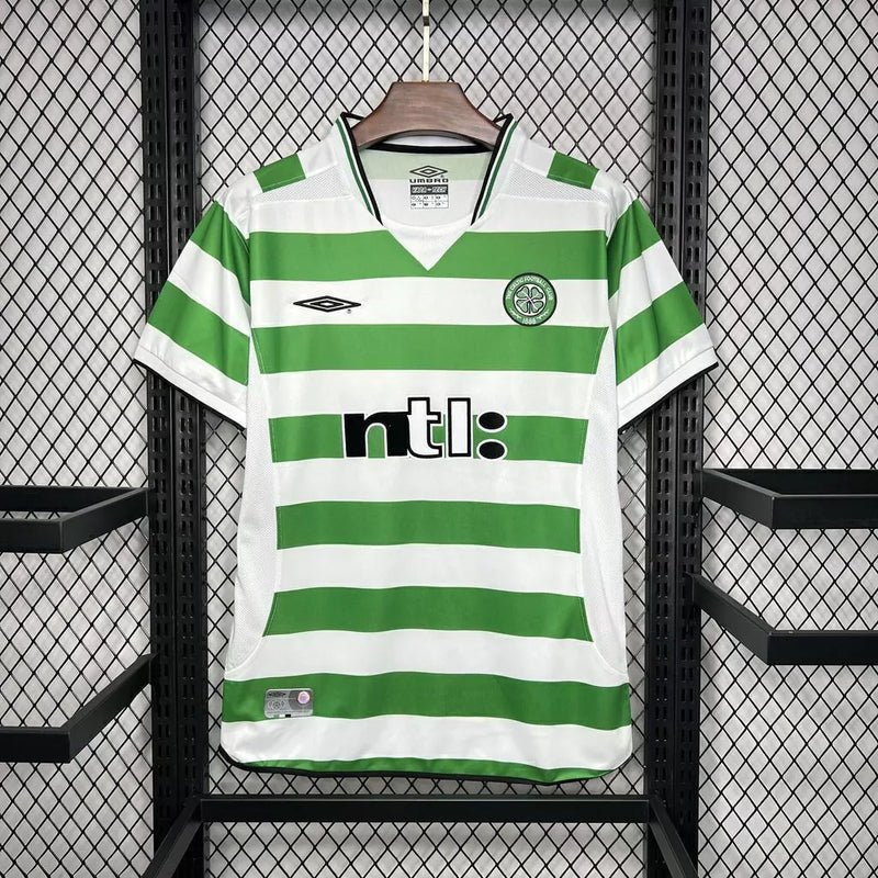 Camisa Celtic Home (1) 2001/03 Umbro Retrô Masculina