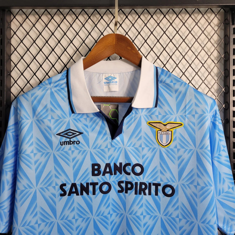 Camisa Lázio Home Retrô (1) 1991 Umbro Torcedor Masculina