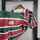 "Camisa Fluminense Home 2024/25 Masculina Umbro para torcedor, tricolor verde, grená e branco, modelo oficial do clube, ideal para fãs do Fluminense Football Club"