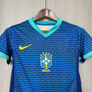 Camisa Brasil Away (2) 2024/25 Torcedora Feminina oficial, cores do uniforme alternativo, escudo bordado, tecido leve e respirável