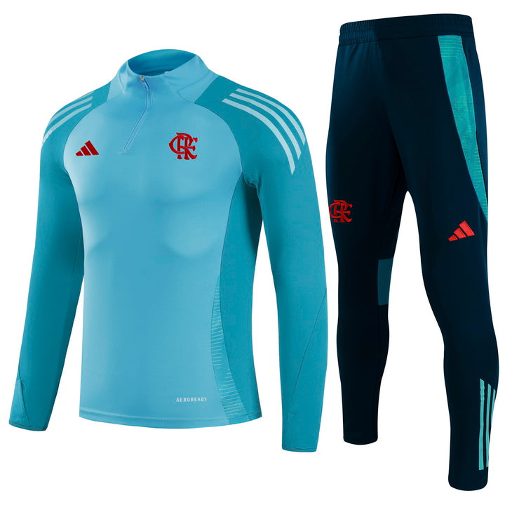 Conjunto agasalho flamengo 2025/26 Adidas torcedor masculina - azul