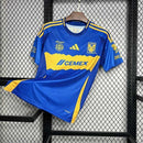 Camisa Tigres Away II 2024/25 Torcedor Masculina Azul, uniforme moderno do clube mexicano, escudo bordado, tecido respirável, conforto e estilo para torcedores"