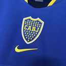Camisa retrô Boca Juniors 2002/03 Nike masculina azul, clássica da Bombonera, ideal para colecionadores e torcedores, disponível na Wazemix.