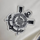 Camisa regata Corinthians Nike 2024/25 bege versão para treino com tecido sustentável