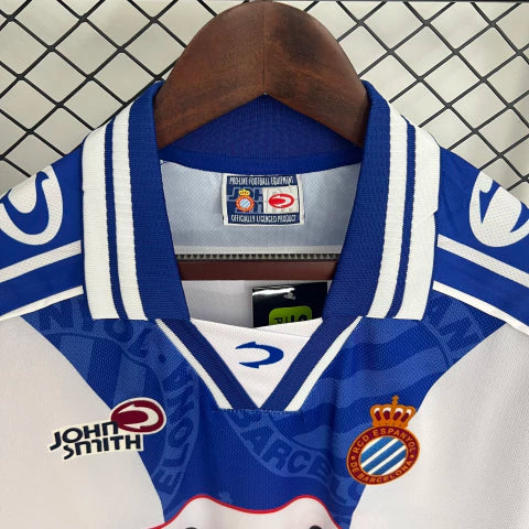 Camisa Espanyol Home I 1999/00 Retrô Masculina - Branca