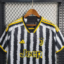 Camisa Juventus Home I 2023/24 Adidas Torcedor Masculina - Branca e Preta