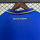 Camisa AS Mônaco Away II 2025/26 Torcedor Masculina Azul, uniforme moderno francês, escudo aplicado, tecido leve e respirável, ideal para torcedores e colecionadores