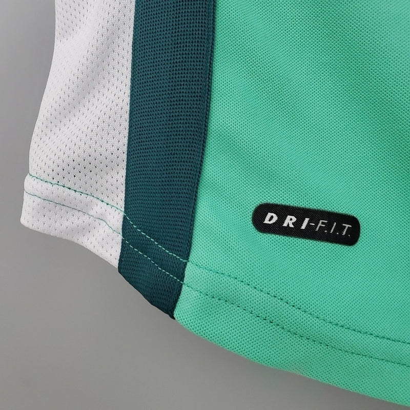 Camisa Nigéria Home I 1998/99 Nike Retrô Masculina verde, uniforme clássico das Super Eagles nos anos 90, modelo vintage histórico da seleção nigeriana de futebol”