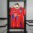 Camisa Bayern de Munique "Especial 10 Títulos de Bundesliga Consecutivos" 2022/23 Adidas Torcedor  Masculina - Vermelha