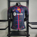 Camisa Barcelona "Streetwear Patta" 2023/24 Nike Torcedor Masculina - Preta