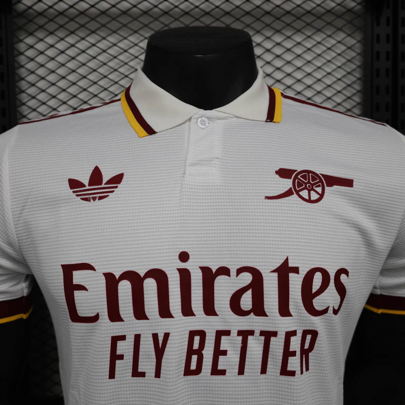 Camisa Arsenal Edição Especial 2025/26 Adidas Jogador Masculina, modelo oficial na versão Player Issue com tecnologia HEAT.RDY, escudo do Arsenal em silicone e design exclusivo"