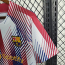 Camisa Barcelona Pré-Jogo 2023/24 Nike Torcedor Masculina - Branca