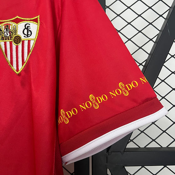 Camisa Retro Sevilla 2003/04 Joma Torcedor masculina - vermelha