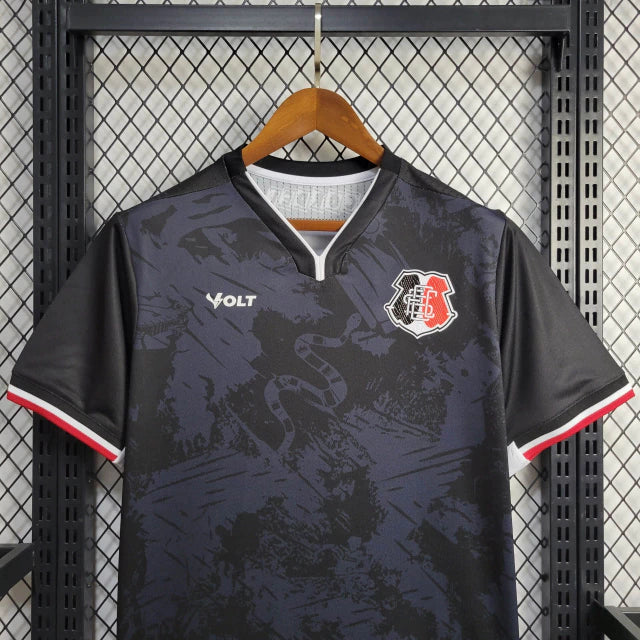 Camisa Santa Cruz Goleiro Away 2024/25 Torcedor Masculina oficial, cores do uniforme alternativo, escudo bordado, tecido leve e respirável