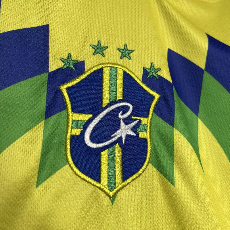 Camisa seleção brasileira Home I Retrô 1995/96 Corteiz Masculina