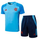 Kit Flamengo Treino 2025/26 Adidas masculino - Azul Claro