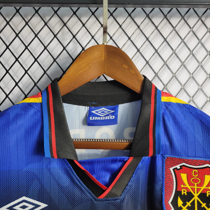 Camisa Flamengo Retrô Third (3) 1995/96 Umbro Torcedor Masculina - Azul