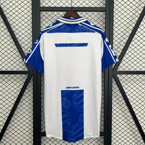 Camisa Espanyol Home I 1999/00 Retrô Masculina - Branca