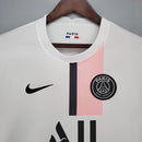 Camisa PSG Away II 2021/22 Nike Torcedor Masculina Branca, uniforme clássico do Paris Saint-Germain, design elegante, conforto e estilo para torcedores apaixonados