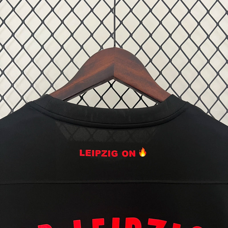 Camisa RB Leipzig "On Fire" 2024/25 Nike Torcedor Masculina - Preta