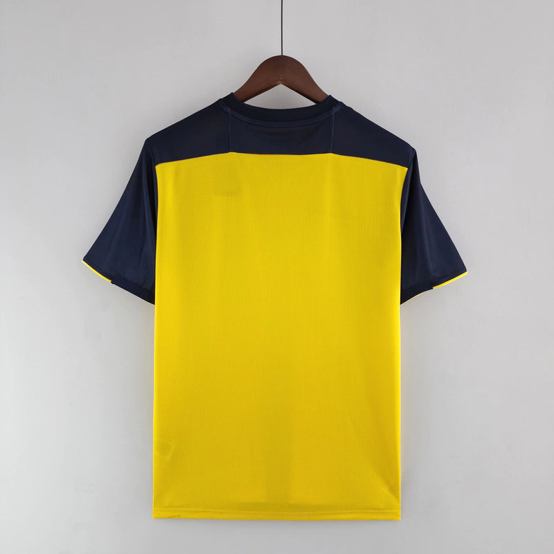 Camisa Equador Home I 2022/23 Torcedor Masculina amarela, uniforme principal da seleção equatoriana La Tri, escudo bordado no peito, design moderno e tecido leve respirável."
camisa Equador 2022/23 amarela
camisa seleção Equador masculina
camisa de futebol Equador La Tri
uniforme Equador 2022