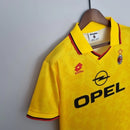 Camisa AC Milan Third III 1995/96 Lotto Retrô Masculina - Amarela