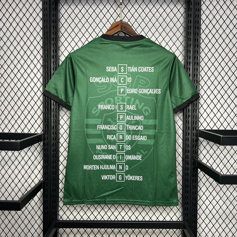 Camisa Sporting 'Edição Comemorativa Campeões' 2023/24 Nike Torcedor Masculina