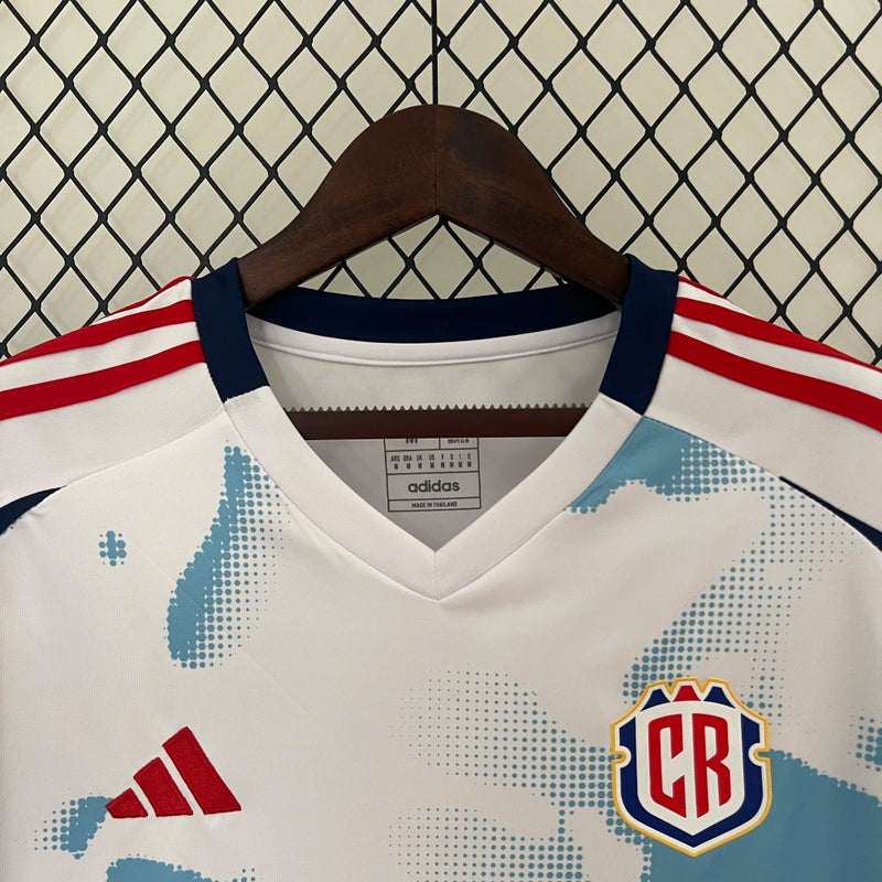 Camisa Costa Rica Away II 2024/25 Adidas Torcedor Masculina - Branca