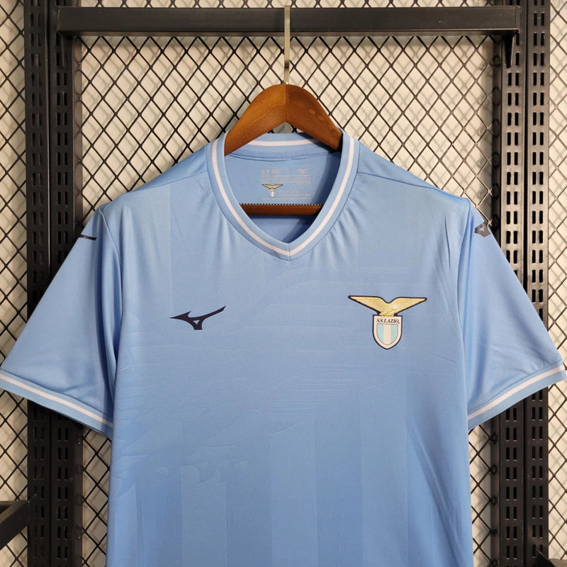 Camisa Lázio Home (1) 2023/24 Mizuno Torcedor Masculina