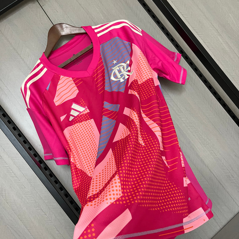 Camisa flamengo goleiro 2025/26 Adidas torcedor masculina - Rosa