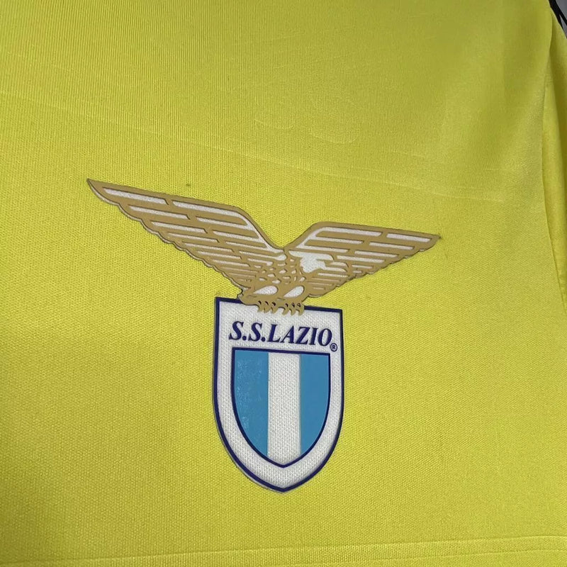 Camisa Lázio Away (2) 2024/25 Mizuno Torcedor Masculina - Amarela