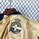 Camisa Deportivo La Coruna "25 Anos La Liga" 2025/26 Kappa Torcedor Masculina - Dourada
