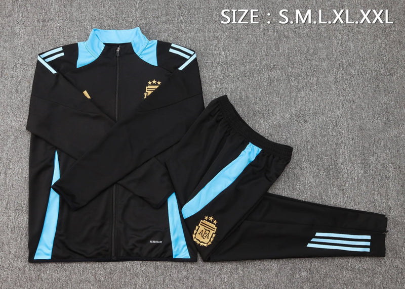 Conjunto Agasalho Treino Argentina 2024 Adidas Masculino