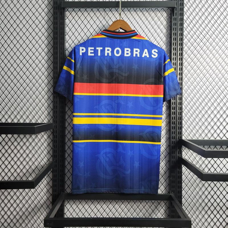 Camisa Flamengo Retrô Third (3) 1995/96 Umbro Torcedor Masculina - Azul