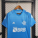 Camisa Flamengo Goleiro 2023/24 Adidas Torcedor Masculina - Azul