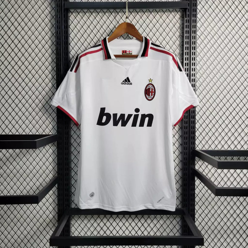 Camisa AC Milan Retrô Away (2) 2009/10 Adidas Torcedor Masculina- Branco